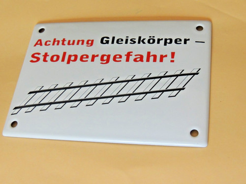 Achtung gleiskörper - gleiskörper,