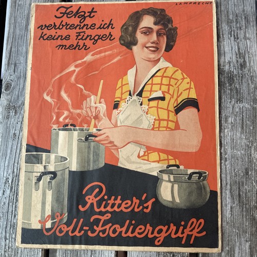 Altes reklameschild ritters - reklameschild,