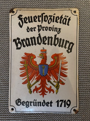 Emailschild feuersozietät der - feuersozietät,