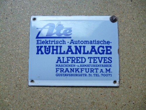 Ate kühlanlage alfred teves - ate,
