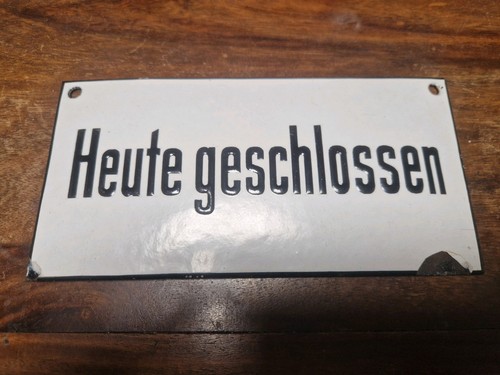 Emailschild heute geschlossen - heute,