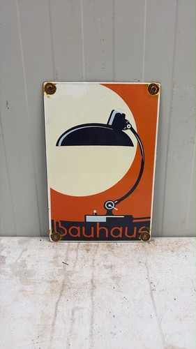 Bauhaus emailschild - bauhaus,