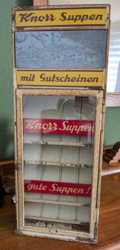 Knorr vitrine 30er jahre - knorr,