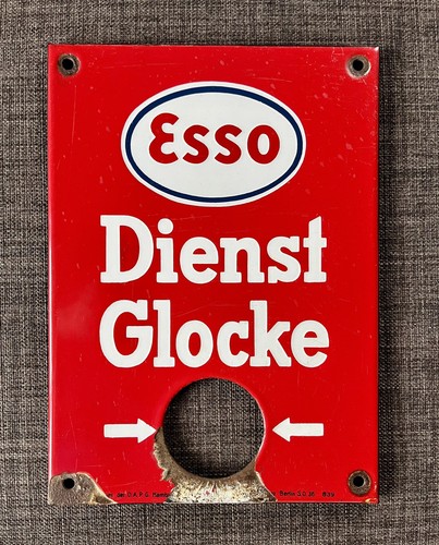 Altes emailschild esso - altes,