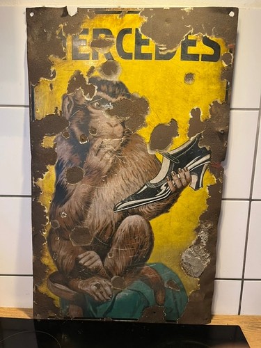 Seltenes altes emailleschild - seltenes,
