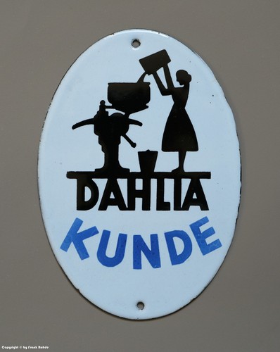 Altes email türschild - altes, email-türschild