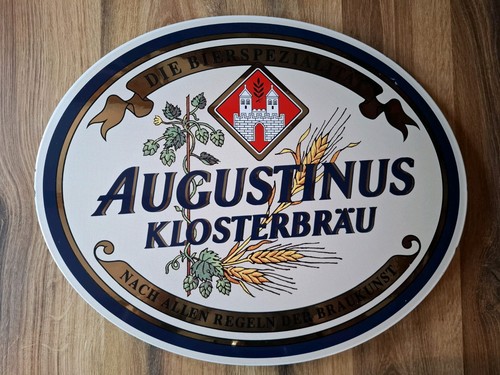 Großes emailleschild - großes,