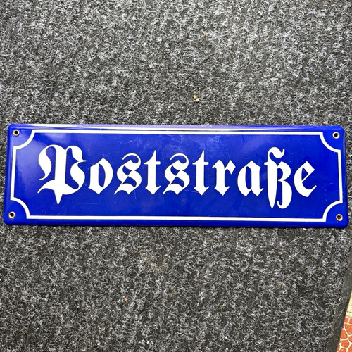 Emailschild poststraße - emailschild, „poststraße“