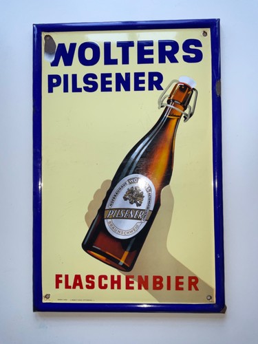 Emailleschild wolters - emailleschild,