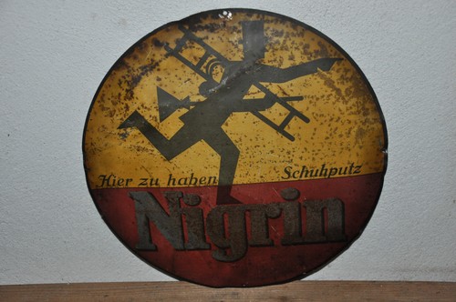 Altes blechschild 30er - altes,