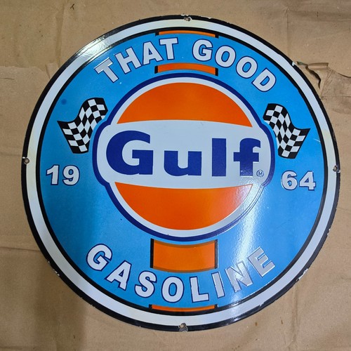Gulf benzin porzellan - gulf,