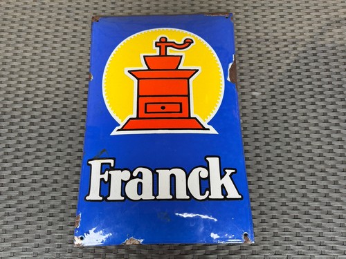 Emaille schild franck kaffee - ,