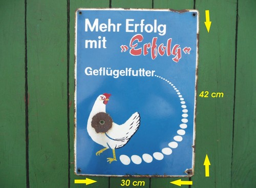 Seltenes altes emailleschild - altes,