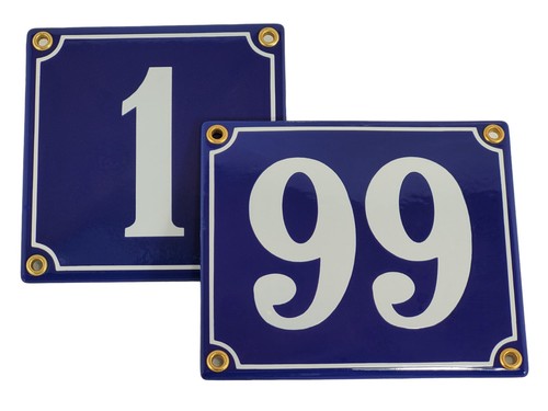 Hausschild 99 emailschild - 1-,