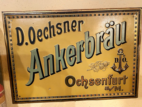 Altes blechschild oechsner - blechschild,