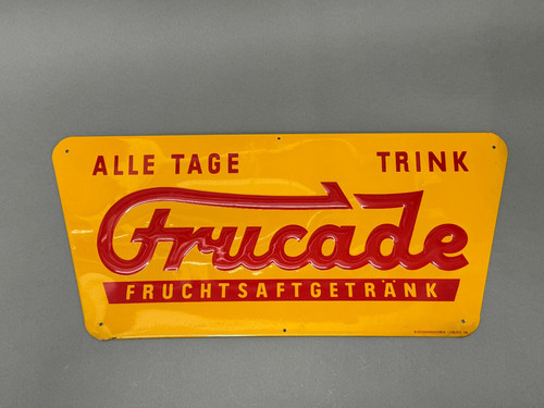 Altes blechschild frucade 1955 - altes,