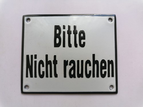 "Bitte nicht rauchen"