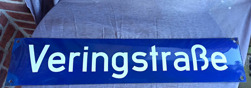 Antikes emailschild - antikes,