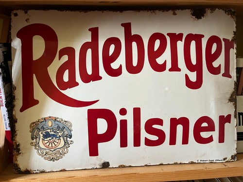 Alte originale emailschilder - alte,