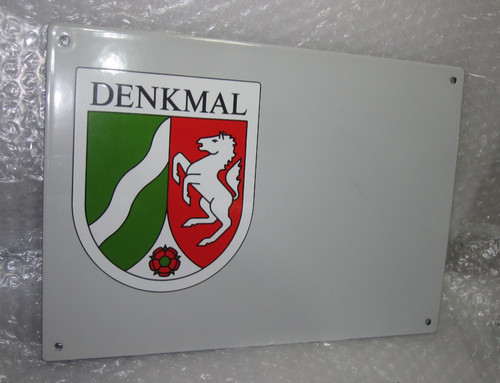 Emailschild denkmal emallie - "denkmal",