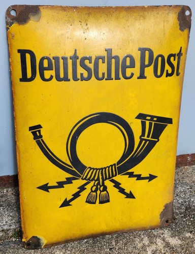 Emailleschild deutsche post - emailleschild,