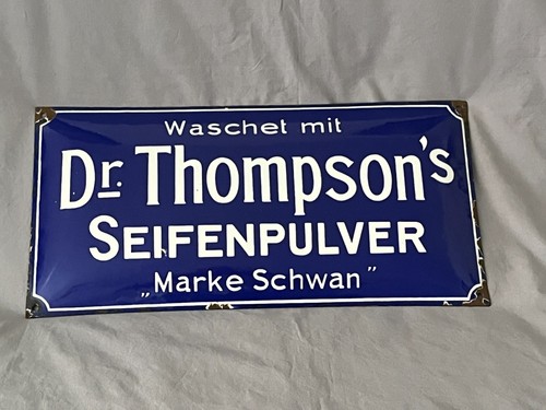Uralt emailschild - uralt,