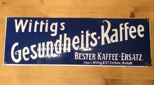 Antikes emaille schild - antikes,