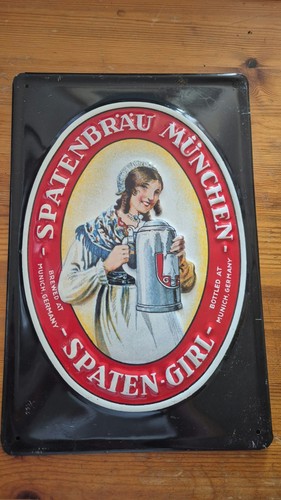 Geprägtes blechschild von - geprägtes,
