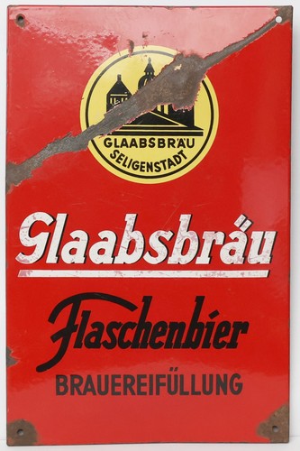 Emaille schild werbeschild - emaille,