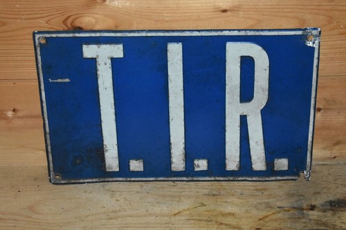 Altes blechschild - altes,