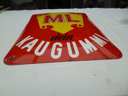 Emailschild kaugummi ferro - emailschild,