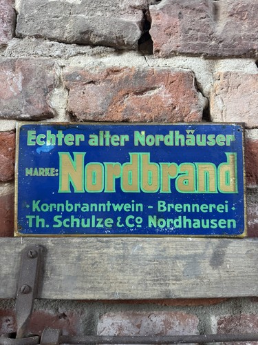 Blechschild echter alter - blechschild,