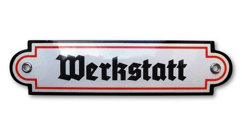 Emailleschild türschild - /,