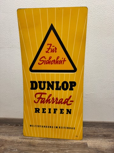 Werbeschild dunlop reifen 50er - dunlop,
