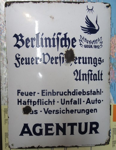 Historisches emailleschild - historisches,