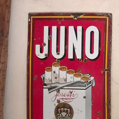 Juno zigaretten werbeschild - juno,