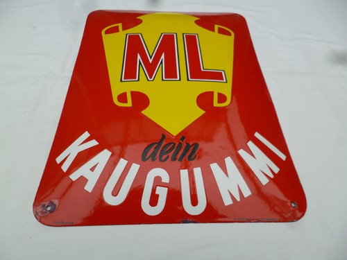 Emailschild kaugummi ferro - ml,